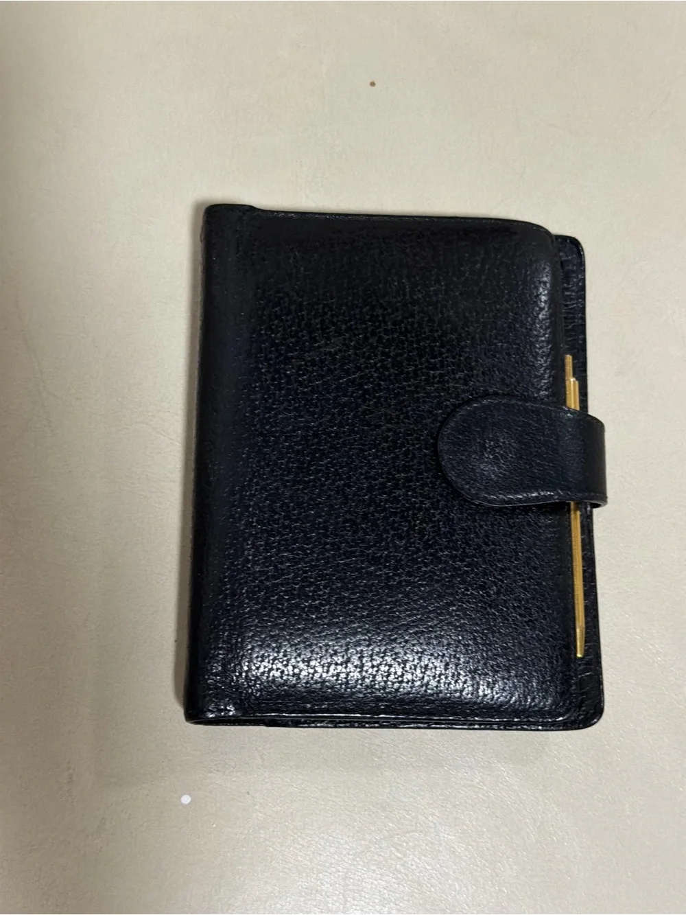 Gucci planner Classic Black with Gold Pen